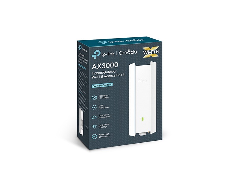 TP-LINK EAP650-OUTDOOR AX3000 DUAL-BAND WIFI 6 ACCESS POINT